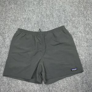 Patagonia Shorts Mens Size L Grey Baggies Swim Trunks Lined Outdoors Hiking
